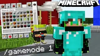 ZUSCHAUER mit /Gamemode 1 TROLLEN in Minecraft!