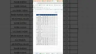 Don't Make Attendance Like This! 🚫 Try This Excel Trick Instead! ✅ #excel #excelshortcuts