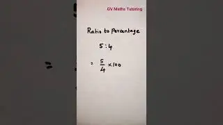 Convert ratio into percentage | aptitude problem |
