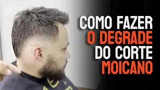 Como fazer um degradê no Moicano ! Dica simples e prática.