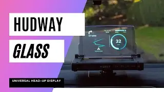 Hudly Wireless Head-Up Display (HUD) for All Cars, Available for iOS and Android