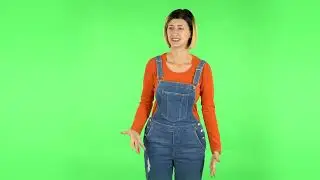 Girl Is Waiting and Angry  Green Screen Video Effect | No Copyright Stock Video