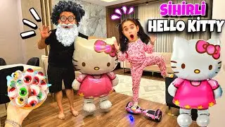 ELİF SİNEM HUYSUZ DEDE SANA HELLO KİTTY GETİRDİ !! GERÇEĞE DÖNÜŞTÜ !! EVDE GEZİYOR NAPCAZ !?
