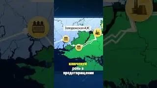 Пожар на Запорожской АЭС в Энергодаре