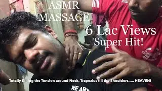 Best Indian Head Massage & Back Massage (2 Back Cracks)|By MunnaLal|ASMR|60 FPS