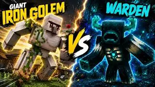 Giant Iron Golem vs Warden = ?