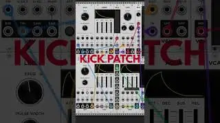 A simple Kick Patch in VCV Rack 