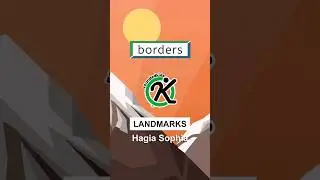 Hagia Sophia explained in 60 seconds! 🇹🇷 #turkey #europe #borders #history #geography #games #cards