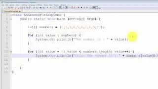 Java Tutorial - Enhanced For Loop Explained and Illustrated
