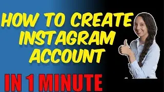How to create Instagram account in 1 minute|How to create Instagram account 2023|create Instagram