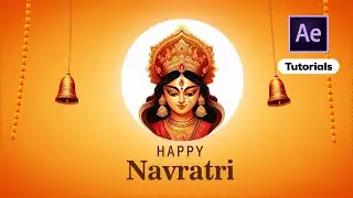 Navratri Motion Graphics | Navratri Animation video | After effect tutorials