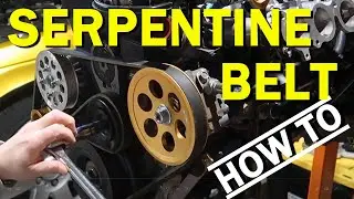 How to Install 2JZ Serpentine Belt - 🔥 2JZ to E46 Conversion