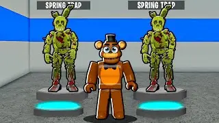 Playing as SPRINGTRAP in Fredbear's Mega Roleplay Roblox