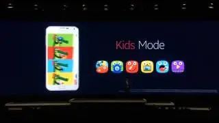 Samsung Galaxy S5 with KID s mode application loaded