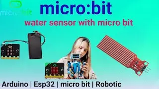 Water sensor and LCD display with micro bit | micro bit programming