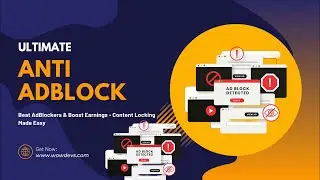 Ultimate Anti AdBlock Plugin for WordPress | Detect & Block AdBlock Users Easily! | wowDevs