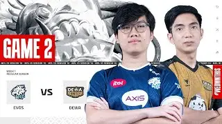 EVOS GLORY vs DEWA UNITED ESPORTS Game 2 MPL Indonesia Season 14 Regular Season Day 1 Week 1 English