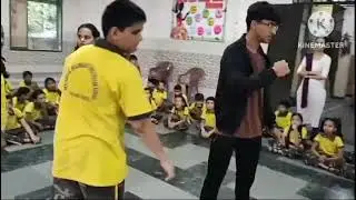 R.B.Karia English High school 🏫#self defence Training