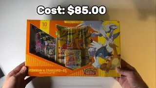 Pokemon Card ASMR - Reshiram & Charizard-GX Premium Collection