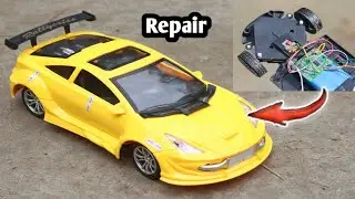 How to Repair RC Car Damage Remote Control Change - At home.