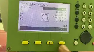 How to do Level work with Total Station when only one point are given in Fliex Line LEICA TS06 PLUS