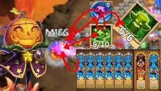 Pumpkin Duke | Full Dodge | 6/6 Healing Ritual | Castle Clash