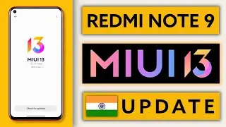 Redmi Note 9 Miui 13 Android 12 INDIA Update Release Date 🤩