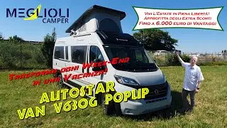 Autostar VAN V630G PopUp -Libertà in movimento! #camper #travel #camping #automobile #free #weekend