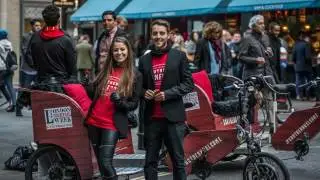 Rent Wrapped Rickshaws in London