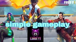 free fire simple gameplay 😁😁😁😁