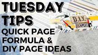 Creative Memories Riveting DIY Pages / Quick easy formula with a twist to try!
