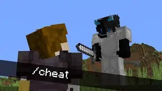 I Secretly do Creative Mode While PVP with my Freind