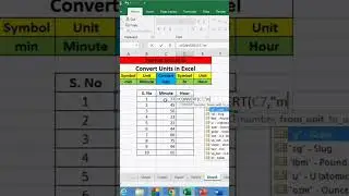 Excel convert minutes into hour 