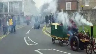 Miniature steam traction engine rally at Burrell museum Thetford