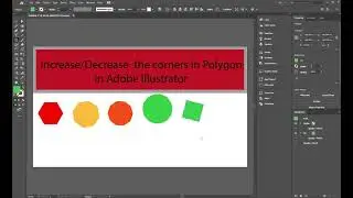 Increase/ Decrease the corners of Polygon Tool in Adobe Illustrator