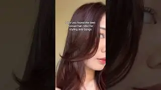 How to style side bangs!