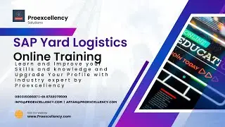 SAP Yard Logistics Online Training Learn from experts trainer