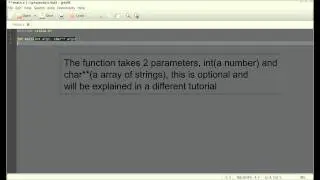 C Programming Tutorial I - First C Program