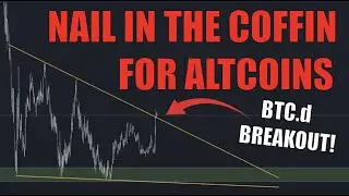 The Death Of (Most) Altcoins: Bitcoin Dominance Breakout! (BTC.d)