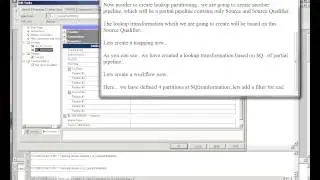 Informatica : Partitioning Lookup Transformation using Partial Pipeline