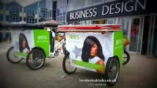 Wrapped Rickshaw in London