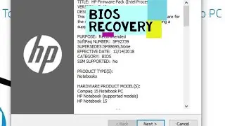 HP Bios Recovery ( OpenHours 