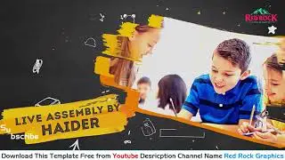 After Effect Template Back2School Free Download || Download link in Description
