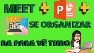 Como compartilhar sua apresentação no Google Meet e conseguir vê os participantes e o chat- Rosy cri