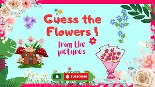 Learn the Names of 30 Common Flowers in English | Flower Identification