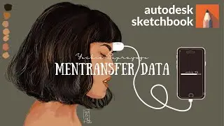 Menggambar di Android dengan Autodesk Sketchbook 2021 / Digital Drawing (Samsung Galaxy Tab A8 Spen)