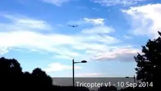 Tricopter 2.5 - First flight