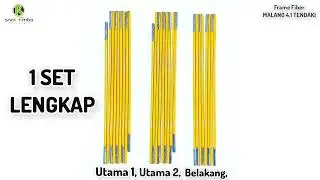 FRAME FIBER MALANO 4.1 TENDAKI TENDA DOME KAPASITAS 4 ORANG