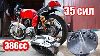 ФОРСИРОВАННЫЙ движок с ОБЛЕГЧЁННЫМ коленвалом🔥САМЫЙ Быстрый ИЖ🤣 Сборка!!