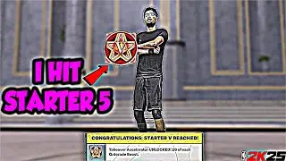 I HIT STARTER 5 ON MY 99 OVERALL RIM PROTECTOR IN STAGE (I UNLOCKED TAKEOVER ACCELERATOR) NBA 2K25
